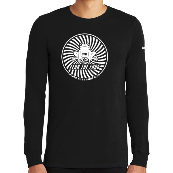 Choose Your Printed Logo - Dri FIT Cotton/Poly Long Sleeve Tee Thumbnail