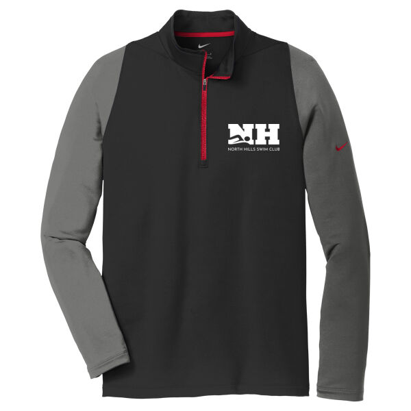 Printed North Hills Swim Club - Dri FIT Stretch 1/2 Zip Cover Up Thumbnail