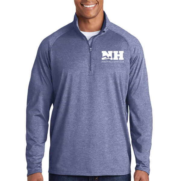 Printed North Hills Swim Club - Sport Wick ® Stretch 1/4 Zip Pullover Thumbnail