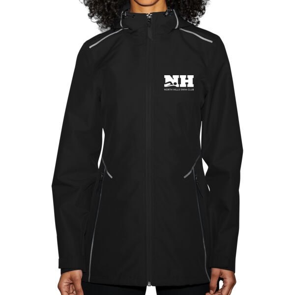 Printed North Hills Swim Club - Ladies Collective Tech Outer Shell Jacket Thumbnail