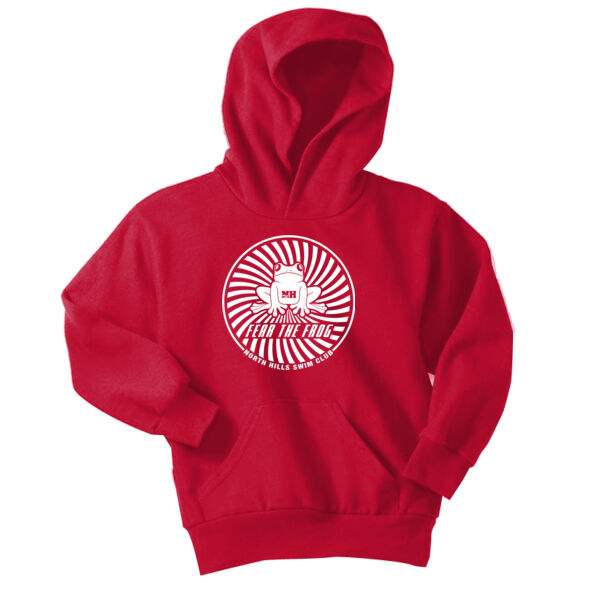 Choose Your Printed Logo - Youth Core Fleece Pullover Hooded Sweatshirt Thumbnail